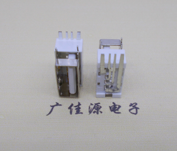USB侧立式短体10.0尺寸 侧插加宽脚5A大电流插座