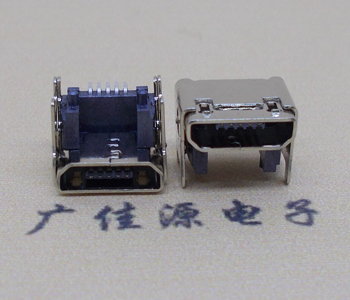 MICRO USB 5P母座 SMT垫高 L=4.15双壳
