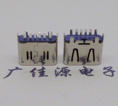 Type-C6P母座立插H=6.25连接器