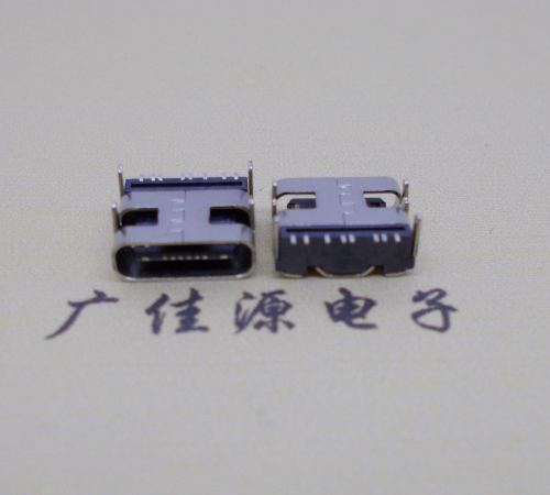 昌江Type-C8P母座卧式四脚插板连接器