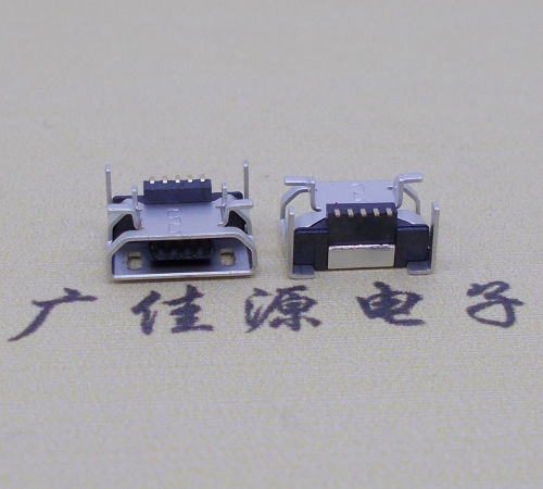 Micro USB 5S B Type -垫高0.9前贴后插