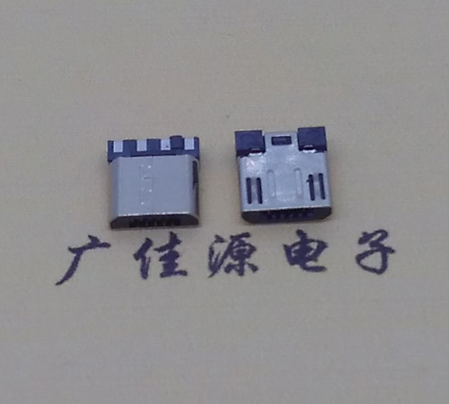 Micro USB焊线短体公头