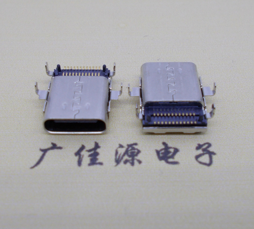 沉板usb 3.1 type-c24p母座双排贴板L=12.8mm