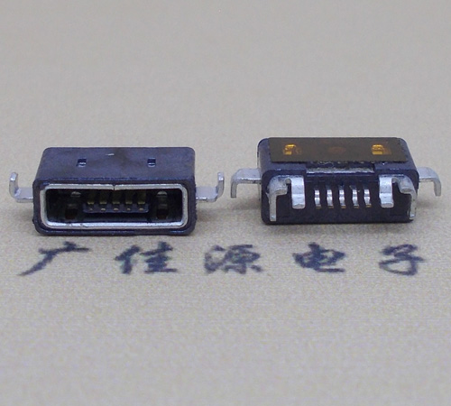 MICRO USB防水AB型口母头3D图纸封装