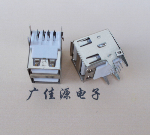 usb双层接口直边直脚