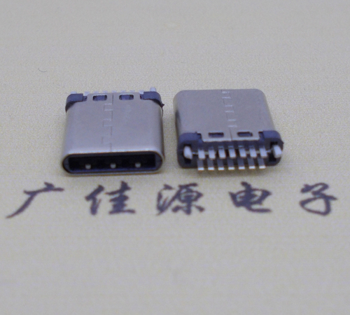 铁西type-c14p公头铆合有地线接口厚2.7mm