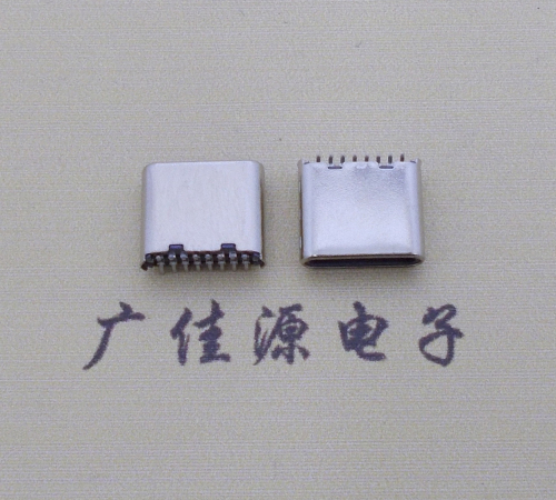 波莲镇立贴type-c16p公头侧边铆合长7.2mm