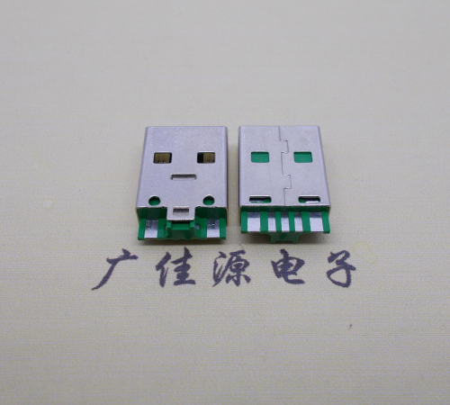 茂南usb5a公头.5p焊线带ic.大电流oppo闪充