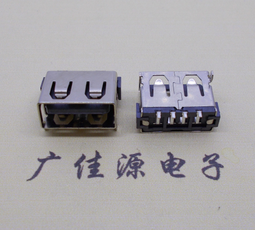 溧阳usb2.0母座带弹两脚插整体长度10.0mm