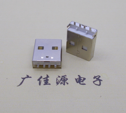 usb 2.0白胶短体公头