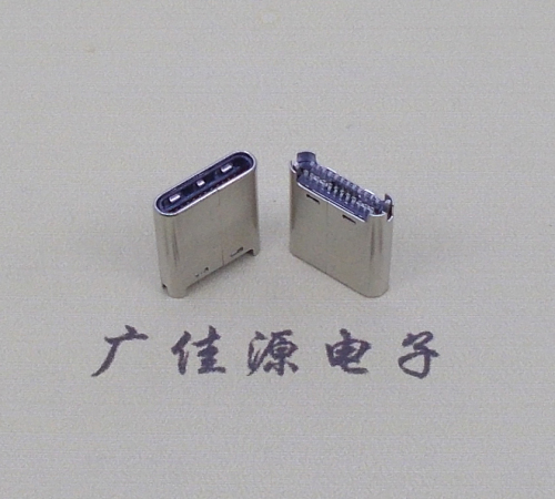 延边朝鲜族TYPE-C公头24P夹0.7mm厚度PCB板 外壳铆压和拉伸两种款式 可高数据传输和快速充电音频等功能